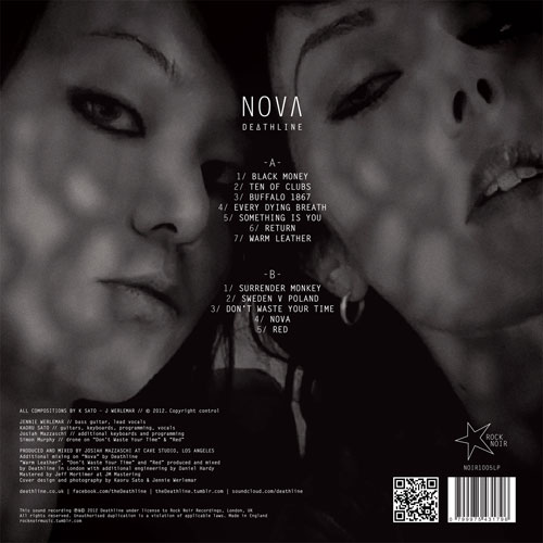 Deathline - NOVA back cover
